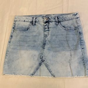 Justice denim skirt